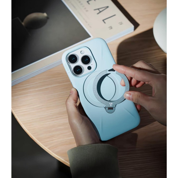TORRAS iPhone 16 Pro Q3 Silikon Klf-Baby Blue
