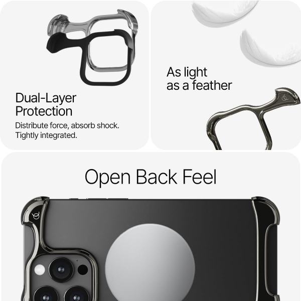 Arc Pulse Apple iPhone 15 Pro Max Klf-Graphite