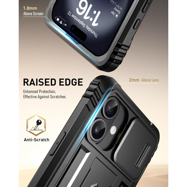 Poetic Apple iPhone 17 Revolution Klf -Black