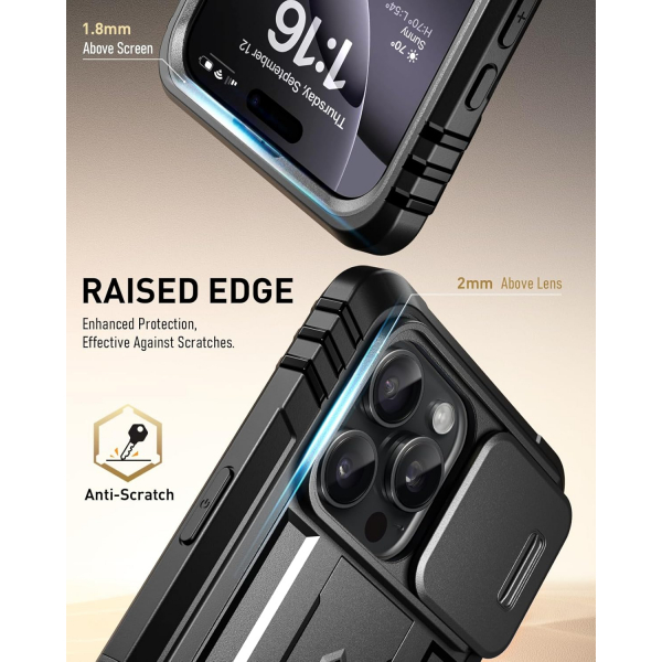 Poetic Apple iPhone 17 Pro Revolution Klf -Black
