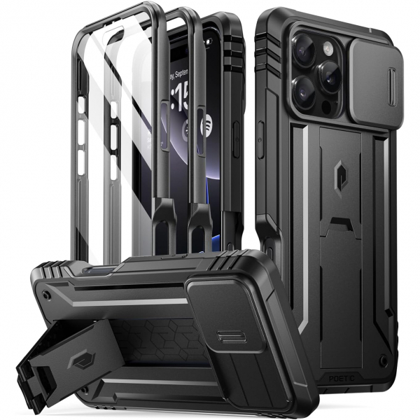 Poetic Apple iPhone 17 Pro Max Revolution Klf -Black