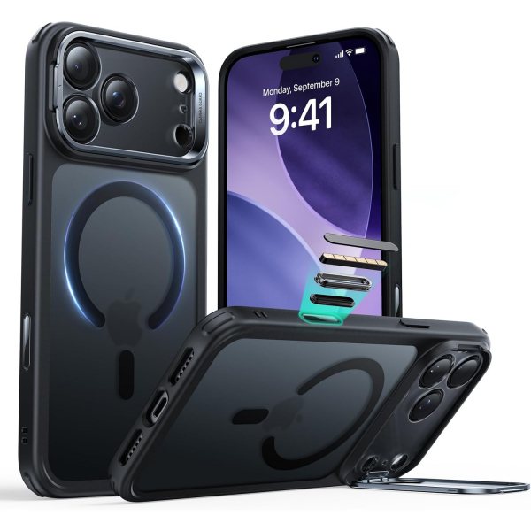 ESR Apple iPhone 17 Pro Max Standl Klf -Frosted Black 
