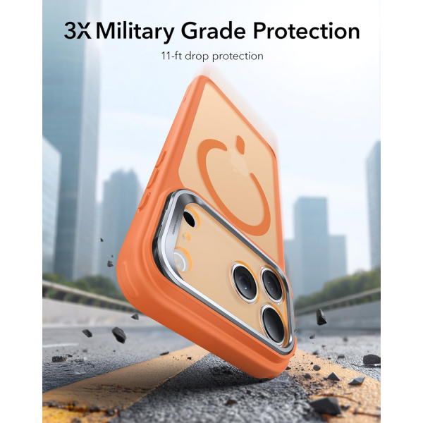 ESR Apple iPhone 17 Pro Max Standl Klf -Frosted Orange 