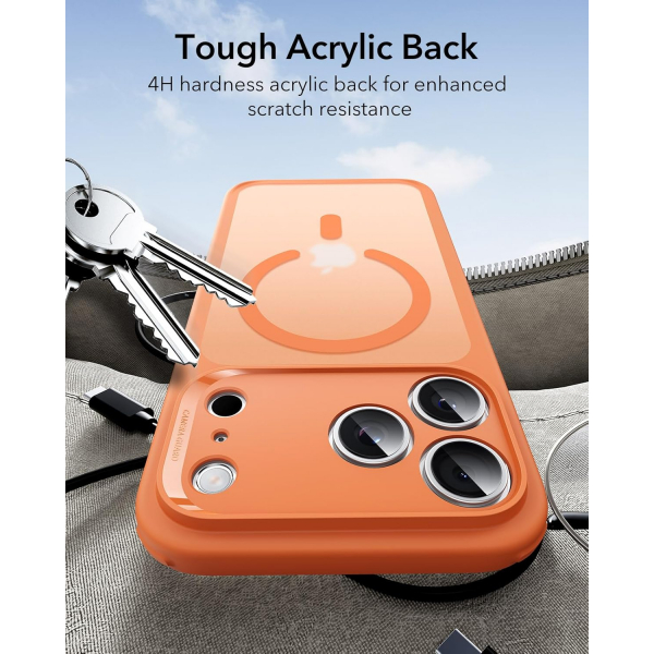 ESR Apple iPhone 17 Pro Max Hybrid Klf -Frosted Orange 