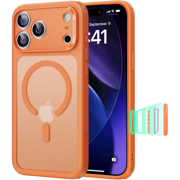 ESR Apple iPhone 17 Pro Max Hybrid Klf -Frosted Orange 