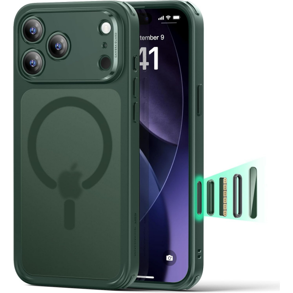 ESR Apple iPhone 17 Pro Max Hybrid Klf -Frosted Green 