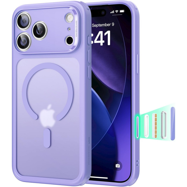 ESR Apple iPhone 17 Pro Max Hybrid Klf -Frosted Purple 