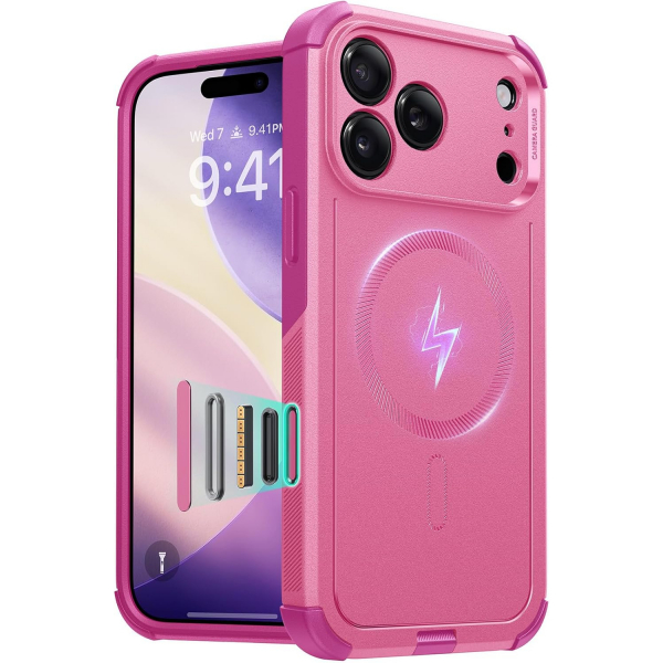 ESR Apple iPhone 17 Pro Max Cyber MagSafe Klf -Cyber Pink 