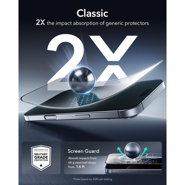 ESR Apple iPhone 17 Pro Max Ekran Koruyucu (3 Adet)