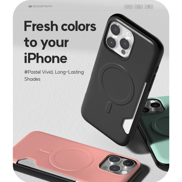 Goospery Apple iPhone 16 Pro Klf -Black