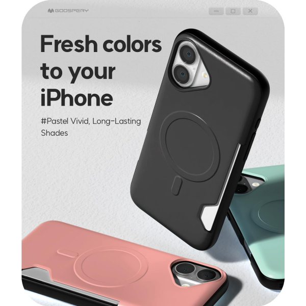 Goospery Apple iPhone 16 Klf -Black