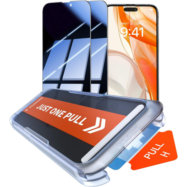 TORRAS iPhone 17 Pro Privacy Ekran Koruyucu(2 Adet)