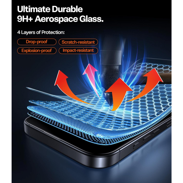 TORRAS iPhone 17 Pro OrigArmor Ekran Koruyucu(2Adet)