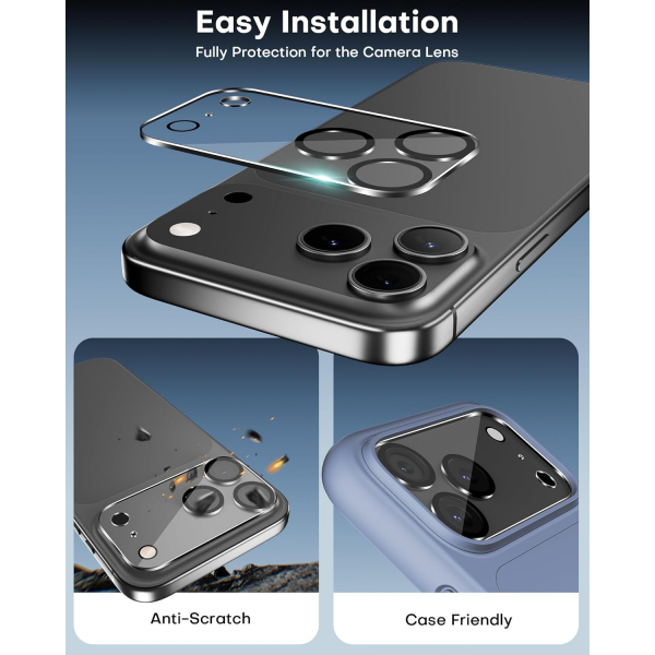 OMOTON iPhone 17 Pro Mat Ekran Koruyucu(2+2 Paket)