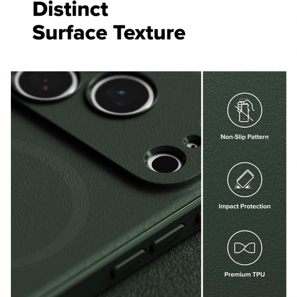 Rin gke Apple iPhone 17 Pro Max MagSafe Onyx Klf-Magnetic Dark Green