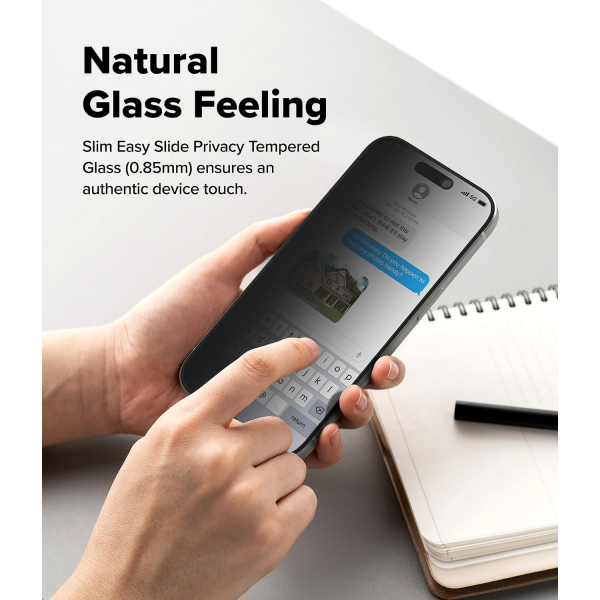 Rin gke iPhone Air Privacy Ekran Koruyucu(2 Adet)