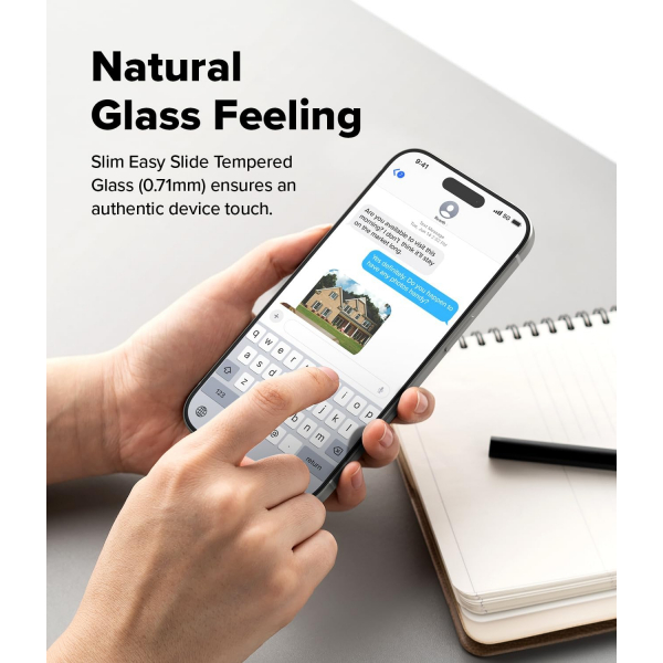Rin gke Apple iPhone Air Easy Slide Ekran Koruyucu