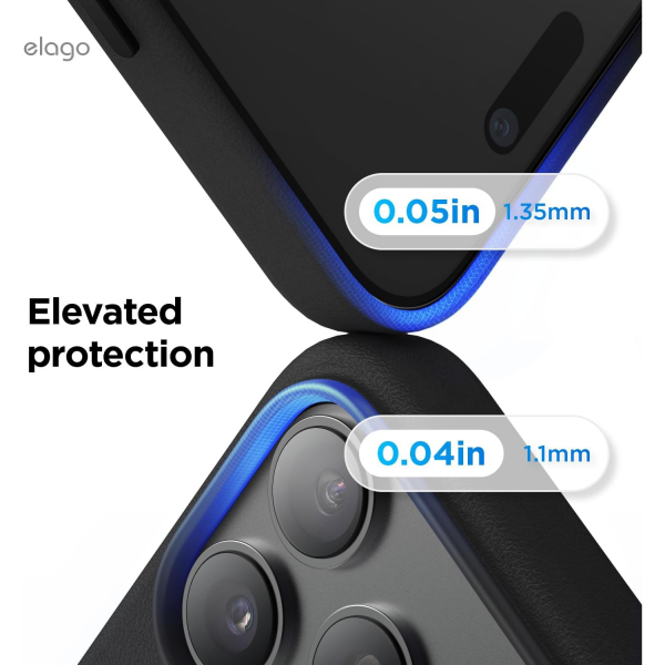 elago Apple iPhone 17 Pro Manyetik Deri Klf-Black