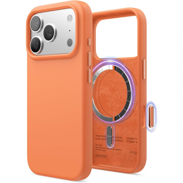elago Apple iPhone 17 Pro Max Manyetik Klf-Orange