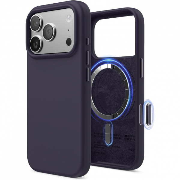 elago Apple iPhone 17 Pro Max Manyetik Klf-Deep Purple