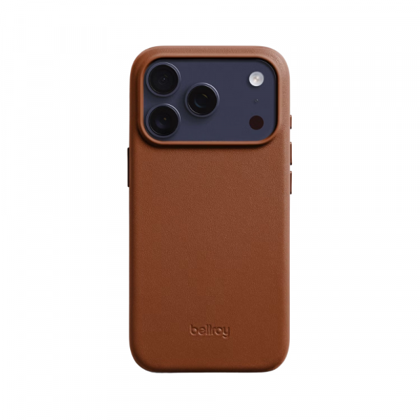 Bellroy Apple iPhone 17 Pro Max Deri Klf-Rust