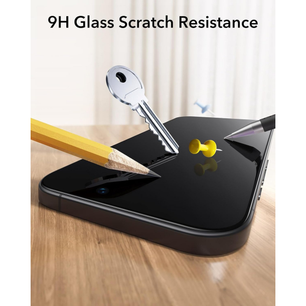 ESR iPhone 17 Pro Privacy Ekran Koruyucu (3 Adet)