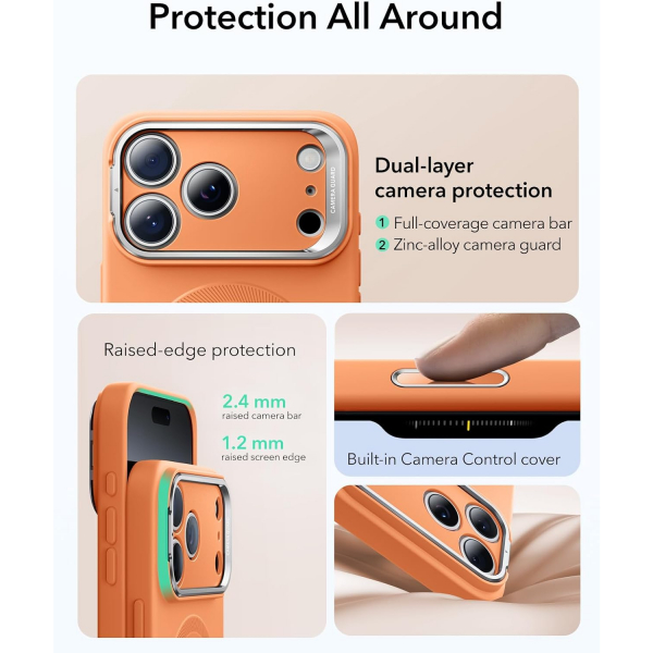 ESR Apple iPhone 17 Pro Max Cloud Klf -Orange