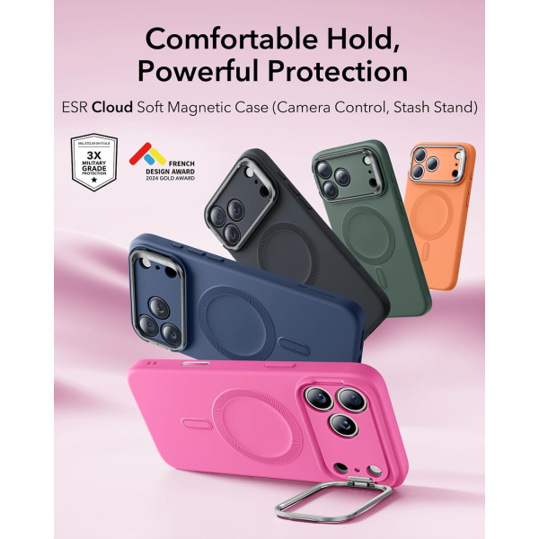 ESR Apple iPhone 17 Pro Max Cloud Klf -Rosy Pink