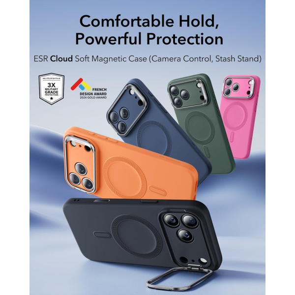 ESR Apple iPhone 17 Pro Max Cloud Klf -Black