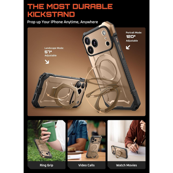 SUPCASE Apple iPhone 17 Pro Max UB Grip Rugged Klf-Desert