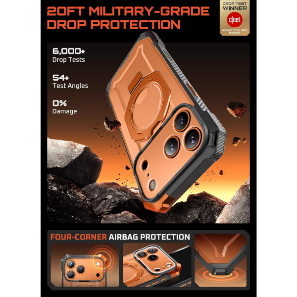 SUPCASE Apple iPhone 17 Pro Max UB Grip Rugged Klf-Coral