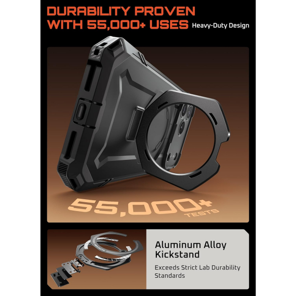 SUPCASE Apple iPhone 17 Pro Max UB Grip Rugged Klf-Black