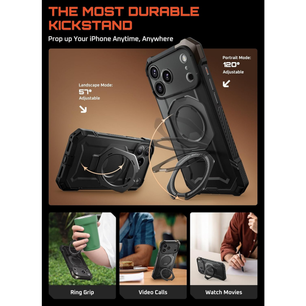 SUPCASE Apple iPhone 17 Pro Max UB Grip Rugged Klf-Black
