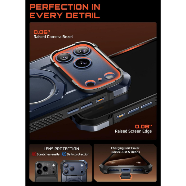 SUPCASE Apple iPhone 17 Pro Max UB Grip Rugged Klf-Azure