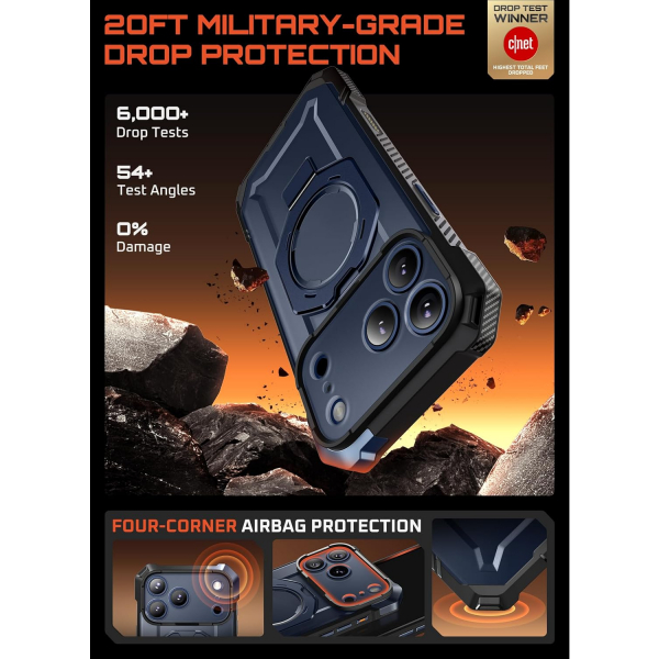 SUPCASE Apple iPhone 17 Pro Max UB Grip Rugged Klf-Azure