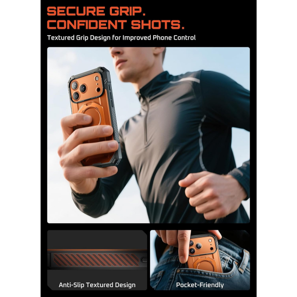 SUPCASE iPhone 17 Pro Max UB Grip Rugged MagSafe Klf-Coral