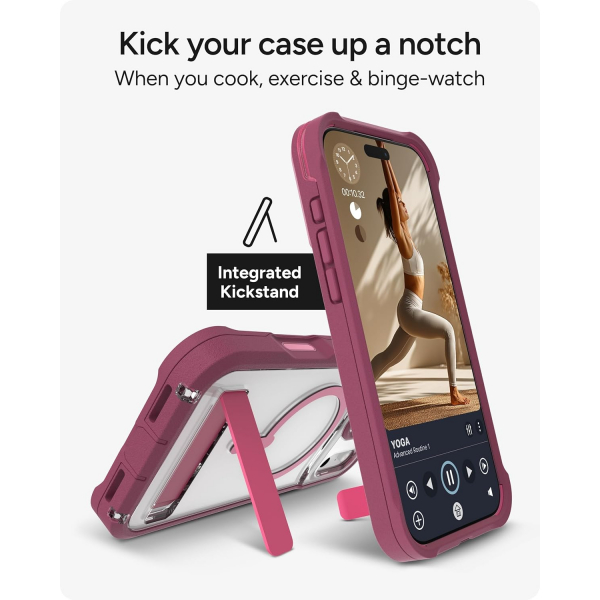 ZAGG Apple iPhone 17 Pro Rainier Klf-Red Black Cherry
