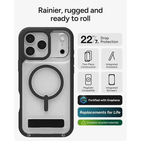 ZAGG Apple iPhone 17 Pro Rainier Klf-Black