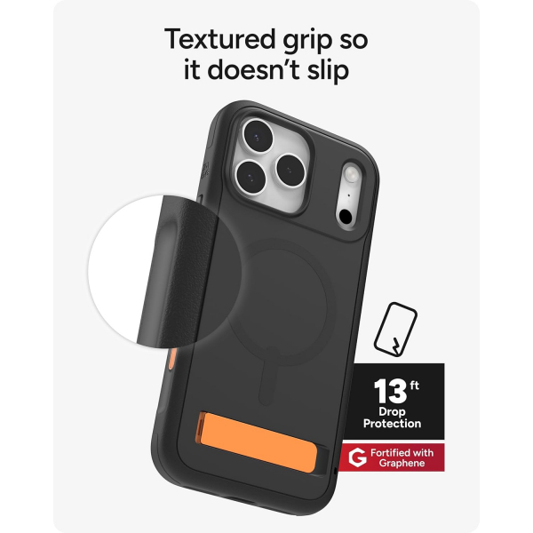 ZAGG Apple iPhone 17 Pro Sedona Snap Klf-Flood Black