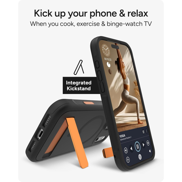 ZAGG Apple iPhone 17 Pro Sedona Snap Klf-Flood Black