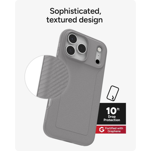 ZAGG Apple iPhone 17 Pro Luxe Snap Klf-Gray