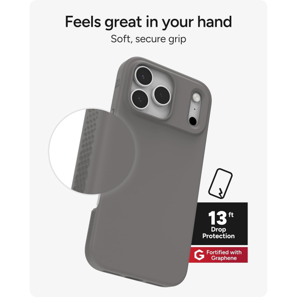 ZAGG Apple iPhone 17 Pro Manhattan Snap Klf-Gray Clay