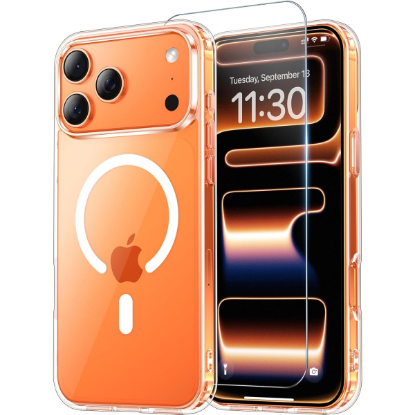 Temdan Apple iPhone 17 Pro Max effaf Klf -Transparent