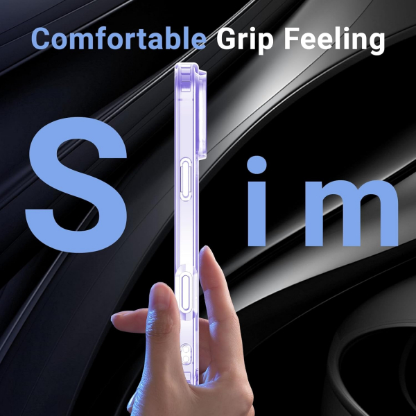 Temdan Apple iPhone 17 Pro Max effaf Klf -Purple