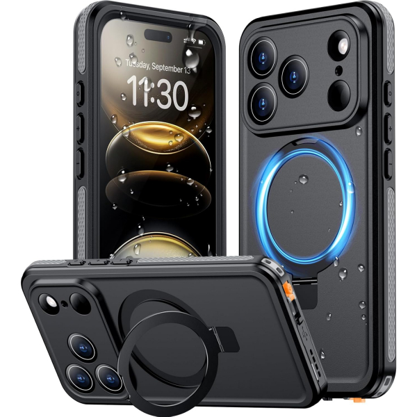 Temdan Apple iPhone 17 Pro Su Geirmez Mag Klf 