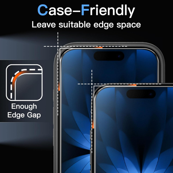 JETech iPhone 17 Pro Privacy Mat Ekran Koruyucu(2Adet)