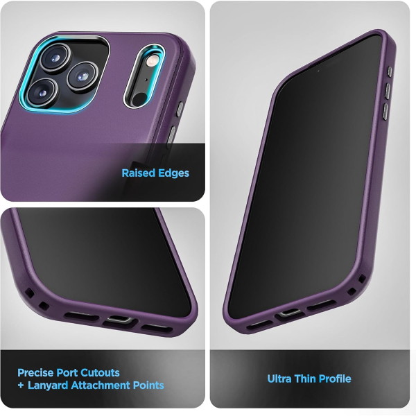 ENCASED Apple iPhone 17 Pro Max Cache Czdan Klf-Purple