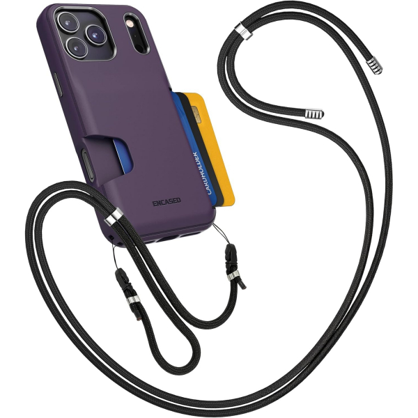 ENCASED Apple iPhone 17 Pro Max Cache Czdan Klf-Purple