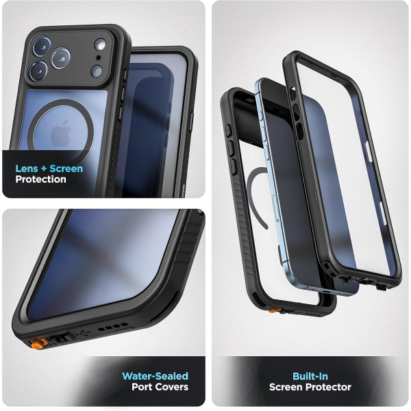ENCASED Apple iPhone 17 Pro Max Su Geirmez Klf