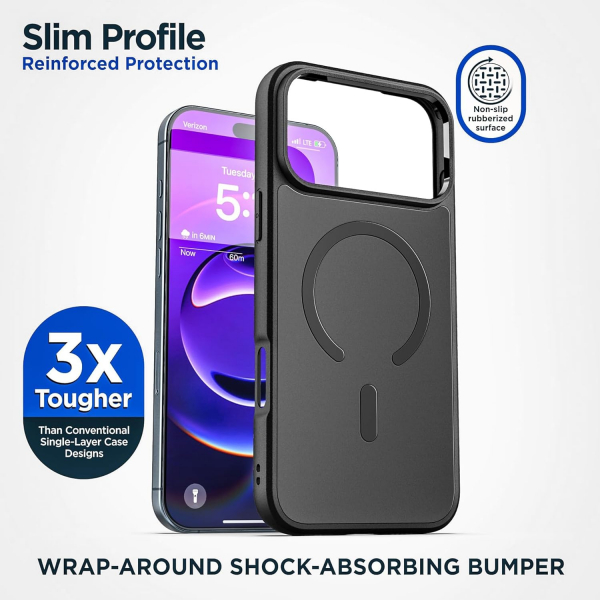ENCASED Apple iPhone 17 Pro Max SlimShield Klf-Black